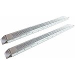 2x rampe de chargement 160x22. 5x4. 5cm 400kg acier galvanis� rail collision