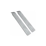 2x rampe de chargement en acier 135 cm 400 kg maximum rampe d'acc�s rail de chargement acier galvanis� ...
