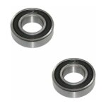 2x roulement  billes 6200 - 2rs 10x30x9mm tanche roue moto scooter mobylette voiture remorque tracteur ...