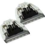 2x t�te de rasoir remplacement pour panasonic wer9714y, wer9714 pour rasoir, blanc - vhbw
