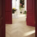 3 couches, 90 mm, parquet contrecoll� en ch�ne naturel � chevrons moderne, 14 / 3x90x540mm, 1. 75m�, ...