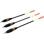3 flotteurs de p�che en bois durables 1. 5 + 6g, 1. 5 + 5g, 1. 5 + 4g pour mat�riel de p�che