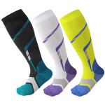 3 paires de chaussettes de compression genou haut pour sport course v�lo bas de contention
