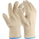 3 paire robuste grand gants anti chaleur four avec doigts, r�sistant � chaleur gants coton tricot� �pais ...