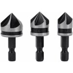 Deesse shop - 3 pi�ces 1 / 4 hex hcs chanfrein cutter 5 cannelures foret chanfrein bits fraise �vier ...