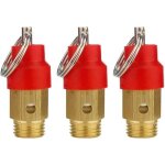 3 pi�ces 1 / 8 soupape de sableuse compresseur � air, d�tecteur de pression, piece detachee compresseur ...