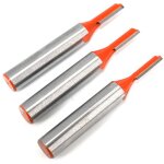 3 pi�ces 8mm fraise droite defonceuse, fraises � d�foncer carbure de tungst�ne m�che de routeur droite ...