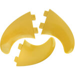 3 pi�ces ailerons de surf gauche centre droit pour longboard shortboard, accessoires surf fcs g5 jaune ...