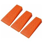 3 pi�ces coins, coins d'abattage forestier 140 mm en plastique abs, cale dabattage pour l'abattage contr�l� ...