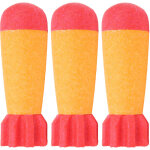 3 pi�ces fl�chettes mousse creuses eva, jeu de tir balles fus�es souples pour enfants