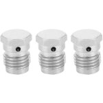 3 pi�ces joint d'�clatement en cuivre 1. 8k 3 / 8 - 24unf pour r�gulateur de bouteille de paintball