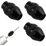 3 pi�ces mandrin pour dremel, changement rapide 1 / 32 - 1 / 8 sans cl� pour outils rotatifs multi - ...