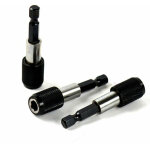 3 pi�ces porte embout magnetique, 1 / 4  60mm porte embout visseuse a choc, pour cloison s�che et enfoncer ...