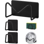 3 pi�ces porte eponge evier cuisine, porte eponge evier auto adhesif, 304 inox, support eponge inox, ...