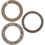 3 pi�ces rosace guitare acoustique classique, d�coration et accessoire instrument de musique