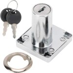 3 pi�ces serrure � ?tiroir avec cl� pour meubles, serrure de meuble � cylindre avec cl�s serrure � came ...