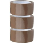3 rouleaux de ruban adh�sif marron de 4, 8 cm de large x 1, 5 x 100 m�tres ruban d'emballage pour cartons, ...