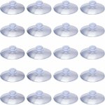 30 pack plastique transparent ventouse sans crochets cuisine ventouse, 20 mm