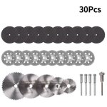 30 pcsmini disque diamant � tron�onner, mini lame de scie circulaire hss, mini disque de coupe en r�sine, ...