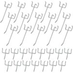 30 pi�ces crochets pour panneaux perfor�s, crochets pour panneau perfor� porte mural, crochets muraux ...