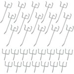 30 pi�ces crochets pour panneaux perfor�s, crochets pour panneau perfor� porte mural, crochets muraux ...