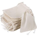 30 pi�ces sacs � �pices pour la cuisson sacs en �tamine pour filtrer les sacs � th� vides r�utilisables ...