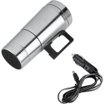 300 ml tasse chauffante pour voiture, bouteille isotherme �lectrique voyage acier inoxydable isol�e caf� ...