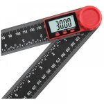 300 mm r�gle rapporteur d'angle num�rique, rapporteur num�rique 2 en 1 avec affichage lcd et fonction ...