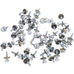 300 vis autoperceuses blanches � t�te hexagonale pour toiture m�tallique avec rondelle epdm, vis � bois ...