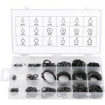 300pcs e - clip snap ring shop assortiment noir circlip kit externe anneau de retenue assortiment 2mm ...