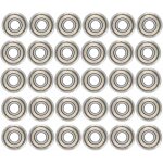 30pcs 608zz roulements � billes, m�tal double blindage roulements speed bearings roulements � billes ...