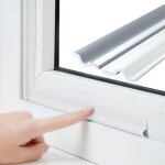 315inch / 8m blanc joint de fenetre isolant phonique boudin porte, bande etancheite anti poussiere pour ...
