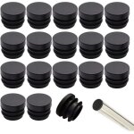 32 pi�ces 16mm bouchon de chaise embout pour chaise bouchon en plastique rond embout bouchons pour tube ...
