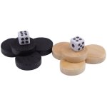 32 pi�ces de jeu de dames, dames anglaises et backgammon pour enfants - jeu de soci�t� �ducatif et voyage ...