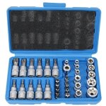 34 pi�ces coffret douilles torx femelle 3 / 8' profil e4 - e20, embout torx �toil� profil t10 - t60 en ...