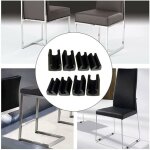 34pcs patin pied chaise tube embout tampon capuchon bouchon protection plancher meuble forme u en plastique ...