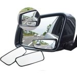 360� tourner miroir de point aveugle, adjustabe grand angle retroviseur hd verre convex side view mirror ...