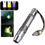 365nm lampe de poche led torche blanc jaune lumi�re uv pour bijoux en jade gemme ambre testsilver1 pi�ces ...