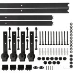 366cm quincaillerie kit de rail pour porte coulissante, ensemble industriel hardware kit pour porte suspendue ...