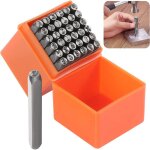 37 pi�ces poin�on m�tal 3mm lettres pour m�tal, bijoux, cuir, bois, bricolage poin�onnage / per�age