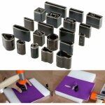 39pcs kit outils de coupe cuir poin�on � main d�coupeur bricolage diy pour t�l�phone portable cutter ...