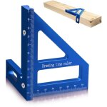 3d equerre de menuiserie, r�gle triangulaire, r�gle � onglets en aluminium pour le travail du bois, outil ...