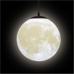 3d moon lustre - lune plafonnier lustre lune plafonnier planete suspension luminaire lune restaurant ...