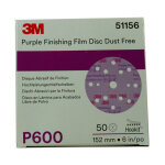 3m 51156 disques abrasifs 260l p600 15 pièces 50 trous 3m 51156 disques abrasifs 260l p600 15 pièces 50 trous