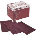 3m 7447 �couvillons manuel scotch brite red 158 mm x 224 mm 20 pieces