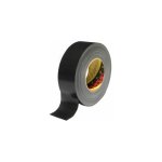 3m - ruban adh�sif scotch 389 , noir, toil� pe, 19mm x 50m, 8, 8 n / cm ( prix pour 1 )