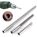 [jamais utilis�] 3pcs 1 / 4 60 / 100 / 150mm perceuse porte embouts magn�tique extension de vissage tournevis ...