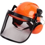 3pcs casque de protection forestier complet (bandeau facilement r�glable en longueur, rabattable et r�glable, ...