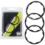 3pcs entretoise de v�lo, rondelles de roue libre de v�lo entretoise de moyeu de volant dinertie de cassette ...