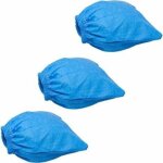 3pcs filtre textile compatible avec lidl / parkside pnts 1300 aspirateur sec et humide - sac filtrant, ...